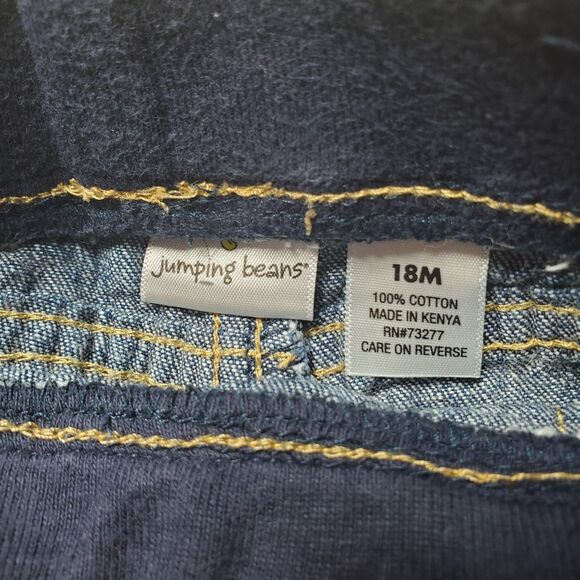 Infant Toddler Girl 18m 4 Piece Jeans Pants Fall Winter Clothing Bundle - Picture 7 of 8